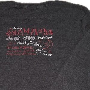 Cute Winter Holiday Long Sleeve Tee Black